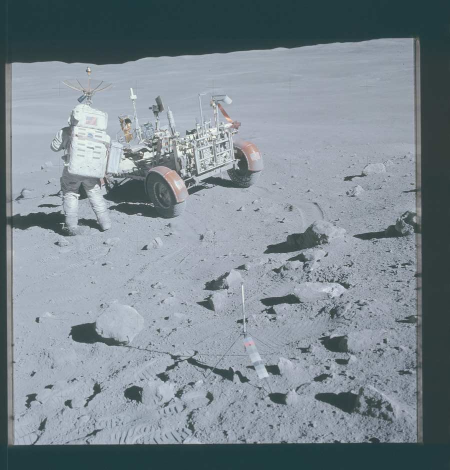 Apollo 16 — Astronaut Visibility and Reflected Light